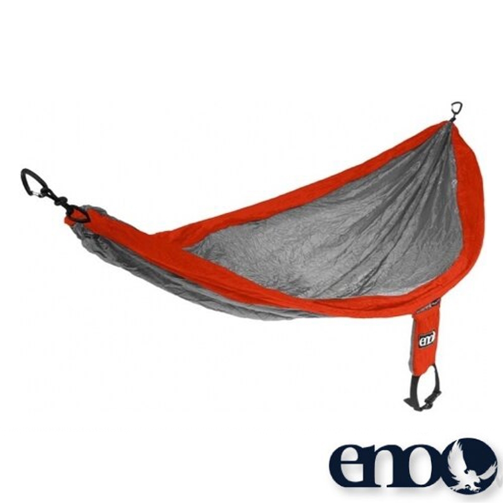 ENO SINGLENEST HAMMOCK 高透氣超耐用單人吊床_橘/灰