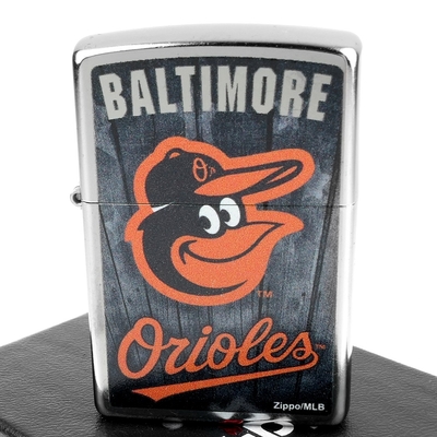 zippo 美系~mlb美國職棒大聯盟-美聯-baltimore orioles巴爾的摩金鶯隊