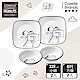 【美國康寧】CORELLE SNOOPY復刻黑白4件式餐具組-D21 product thumbnail 1