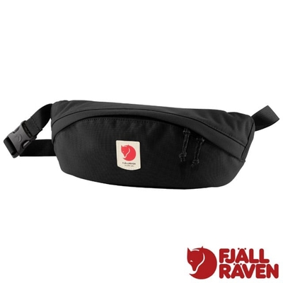 【Fjallraven 北極狐】Ulvö Hip Pack Medium 2L 輕便隨身腰包.臀包.單肩斜背包_23165-550 黑