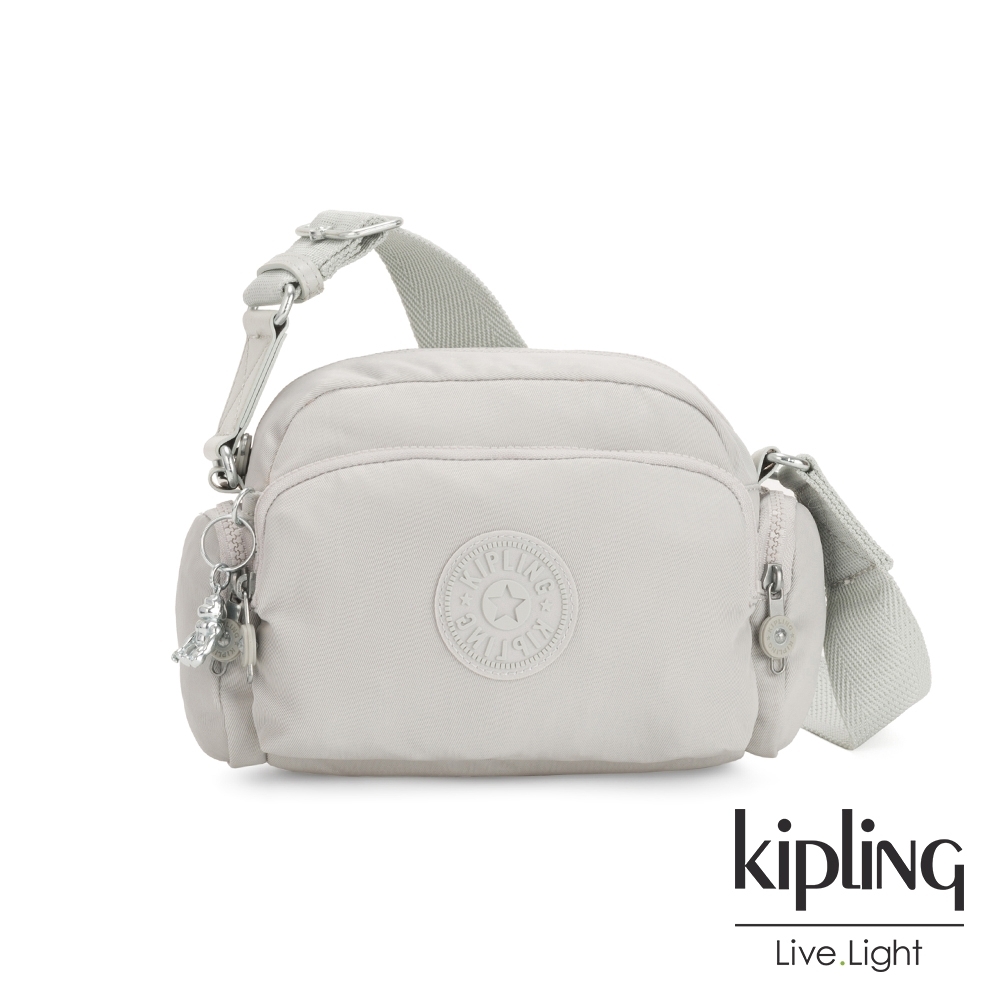 Kipling 無拘束自由灰隨身斜背包-JENERA S