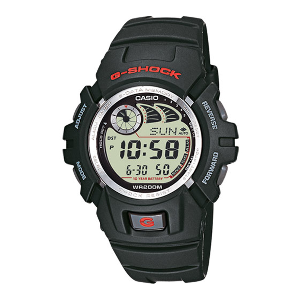 G-SHOCK 世界時間記憶賽車錶(G-2900F-1)-45.9mm