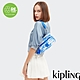 Kipling 藍粉海洋波紋印花多袋收納手提斜背兩用包-MILOS UP product thumbnail 1