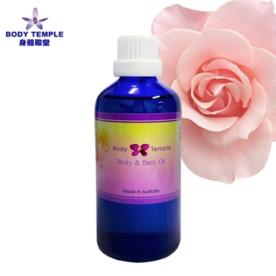 Body Temple 浪漫玫瑰芳療泡澡/按摩油100ml