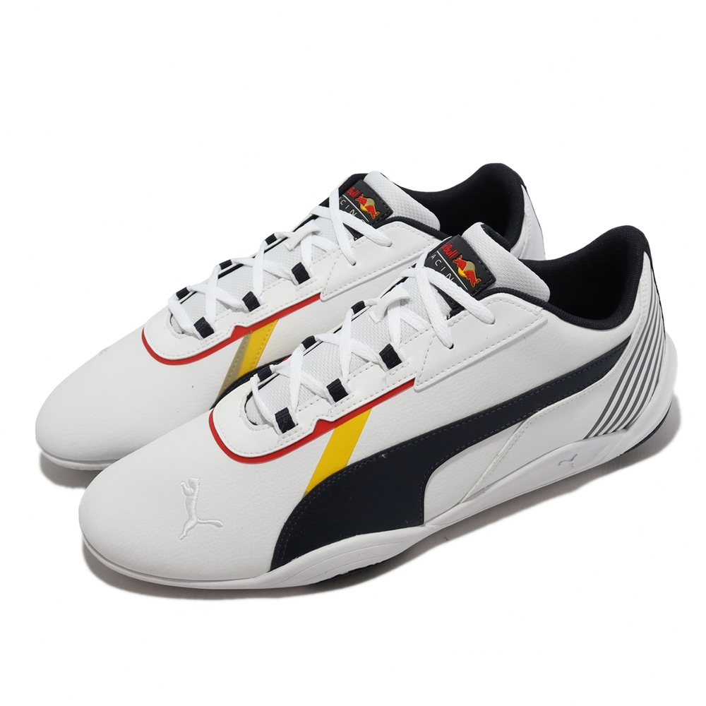 Puma 賽車鞋 RBR R-Cat Machina 白 黑 男鞋 紅牛車隊 Red Bull 耐磨 皮革 30683602