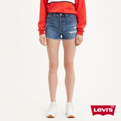 Levis 女款 501 中腰排釦牛仔短褲