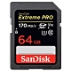 SanDisk 64G Extreme PRO SDXC U3 V30 記憶卡 product thumbnail 1