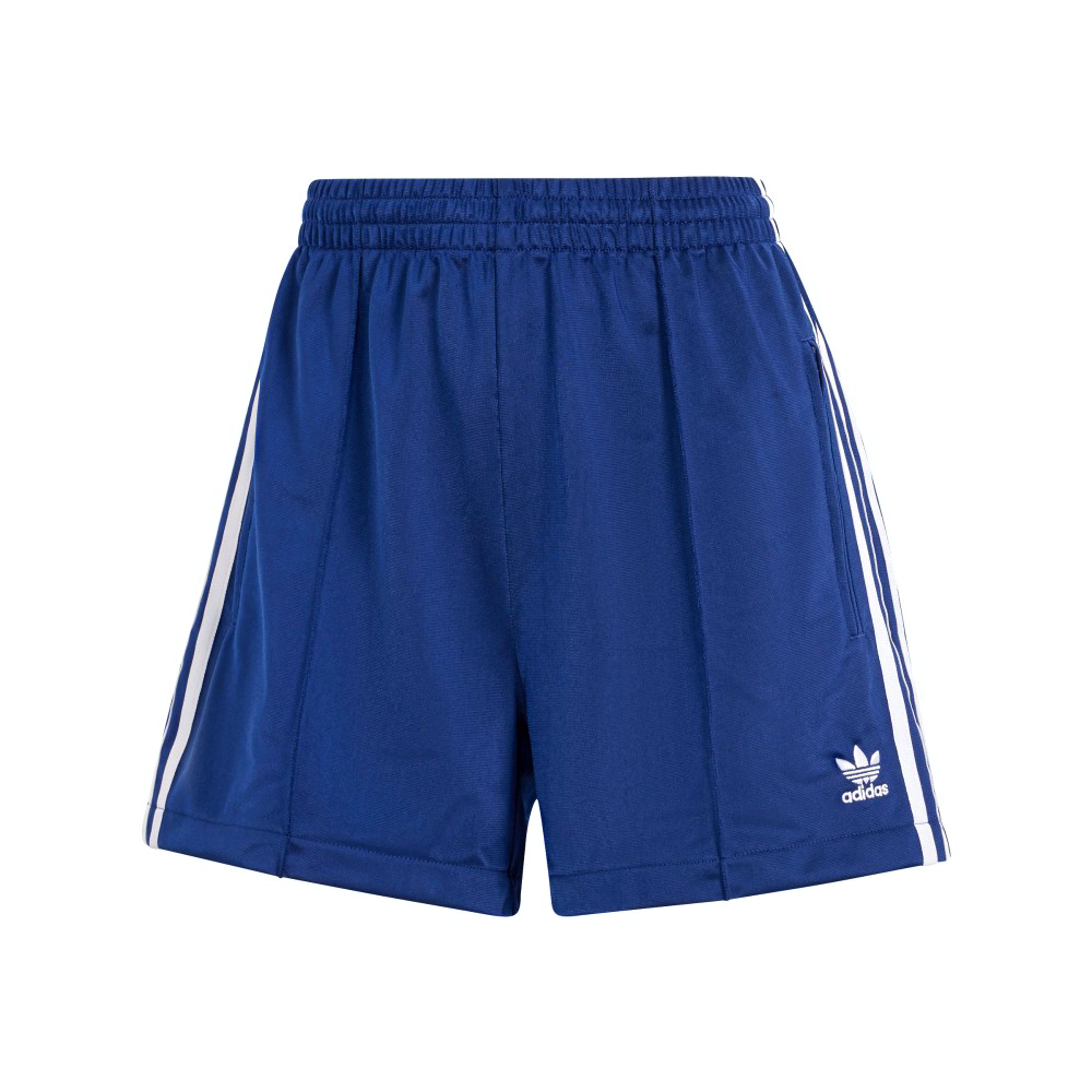 Adidas Firebird Short IP2958 女短褲休閒復古三葉草寬鬆拉鍊口袋藍 