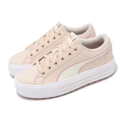 Puma 休閒鞋 Kaia 2 女鞋 粉 白 皮革 緩衝 增高 厚底 板鞋 39232006