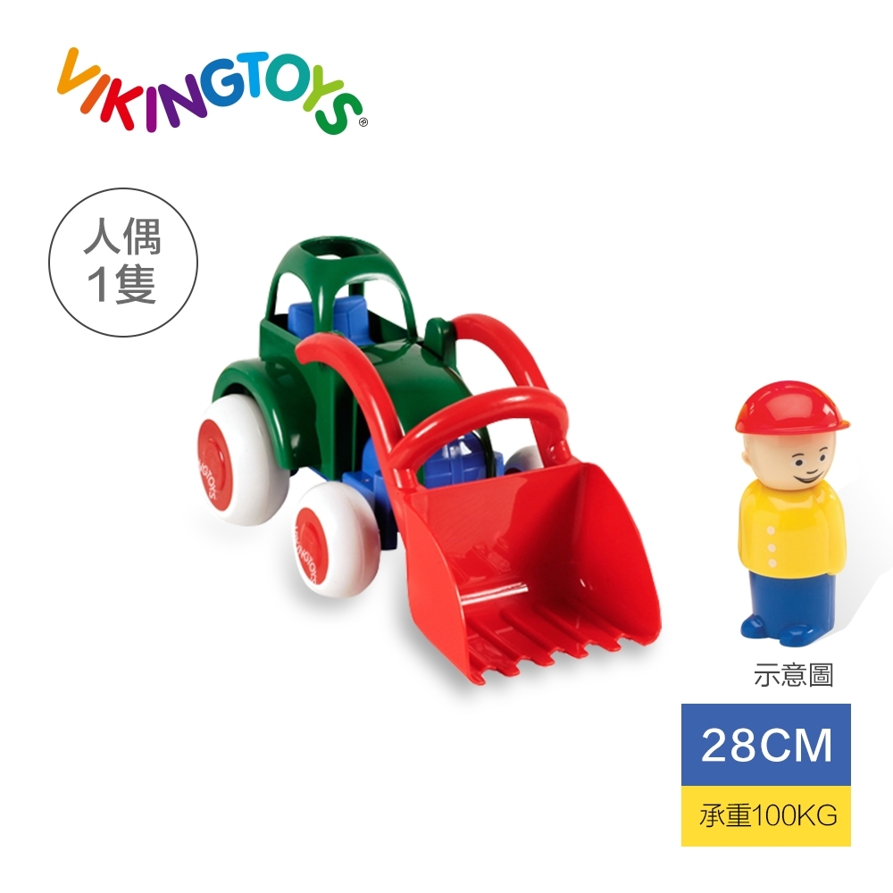 【瑞典 Viking toys】Jumbo搬沙迪哥車(含1只人偶)-28cm