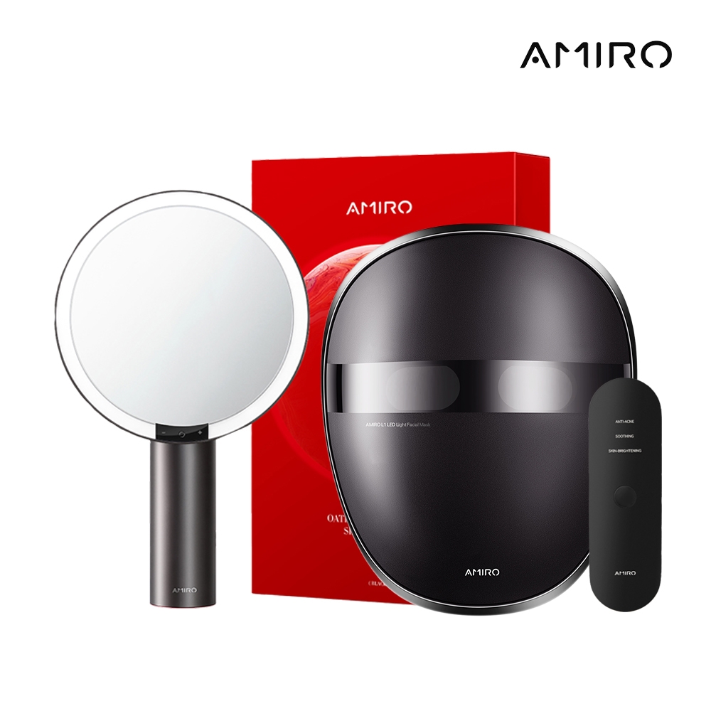 【AMIRO】嫩膚時光面罩 + Oath自動感光LED化妝鏡(雪花秀限量贈品贈送)