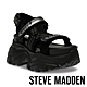 STEVE MADDEN-VENGEFUL 厚底休閒涼鞋-黑色 product thumbnail 1