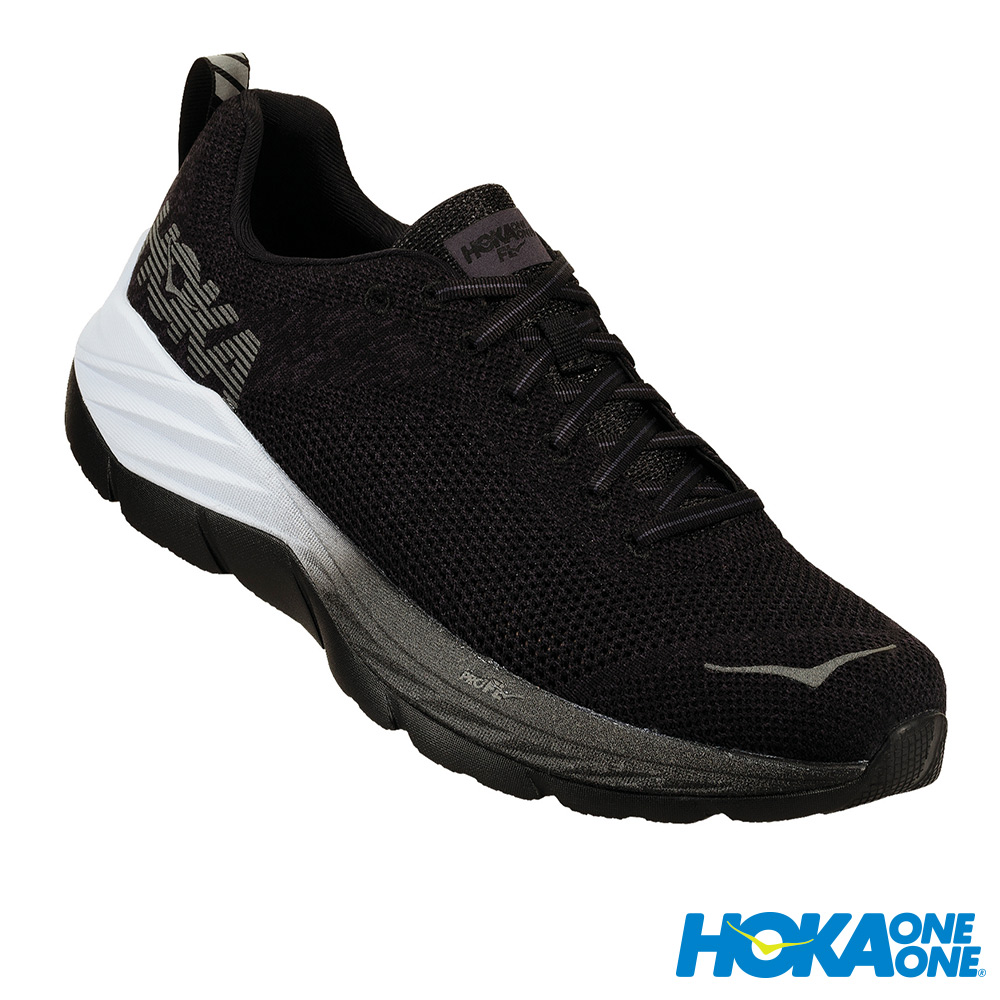 HOKA ONE ONE 男 MACH 夜光版 路跑鞋 黑