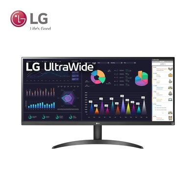 LG樂金 34型 UltraWide 21:9 Full HD IPS 顯示器 34WQ500-B