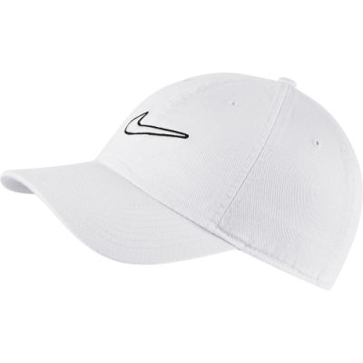 NIKE 帽子 棒球帽 老帽 休閒 運動 白 943091100 U NSW H86 SWOOSH WASH CAP