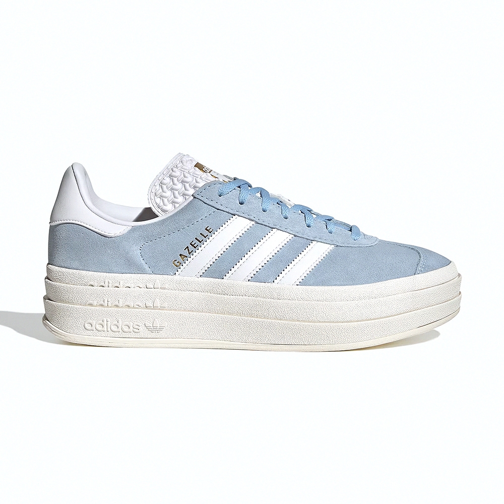 Adidas Gazelle Bold W 女寶藍厚底經典麂皮運動休閒休閒鞋ID6991