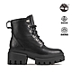 Timberland 女款黑色全粒面皮革6吋綁帶靴|A41S7015 product thumbnail 1