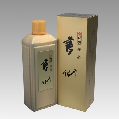 日本 開明 書仙系列 妙品 書法用 墨汁 墨液 400ml /瓶 SU2003