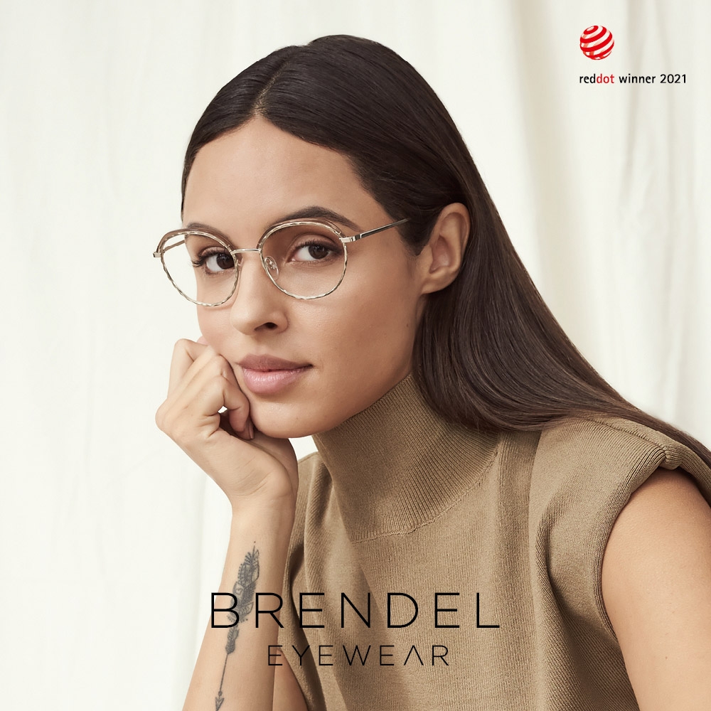 Brendel 布蘭德爾德國時尚女性幾何金屬眉框眼鏡 放大眼鏡 夾鏡 Yahoo奇摩購物中心