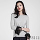 JESSICA - 蕾絲袖口設計上衣（灰） product thumbnail 1