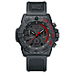 LUMINOX 雷明時 海豹三眼計時腕錶-消光黑x紅時標/45mm product thumbnail 2
