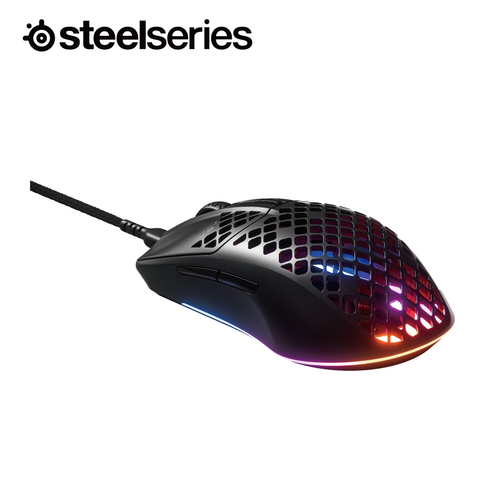 SteelSeries 賽睿 Aerox 3 (2022) Onyx電競滑鼠-黑