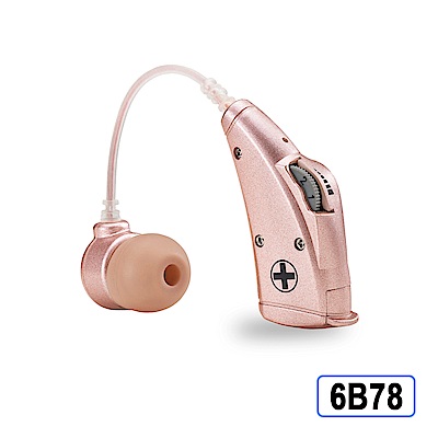 耳寶 助聽器(未滅菌)Mimitakara 電池式耳掛型助聽器-晶鑽粉6B78