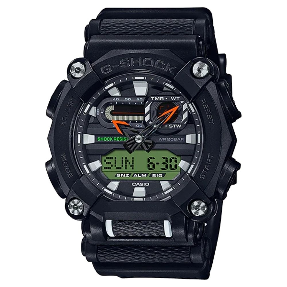 CASIO卡西歐 工業風雙錶帶設計G-SHOCK系列(GA-900E-1A3)