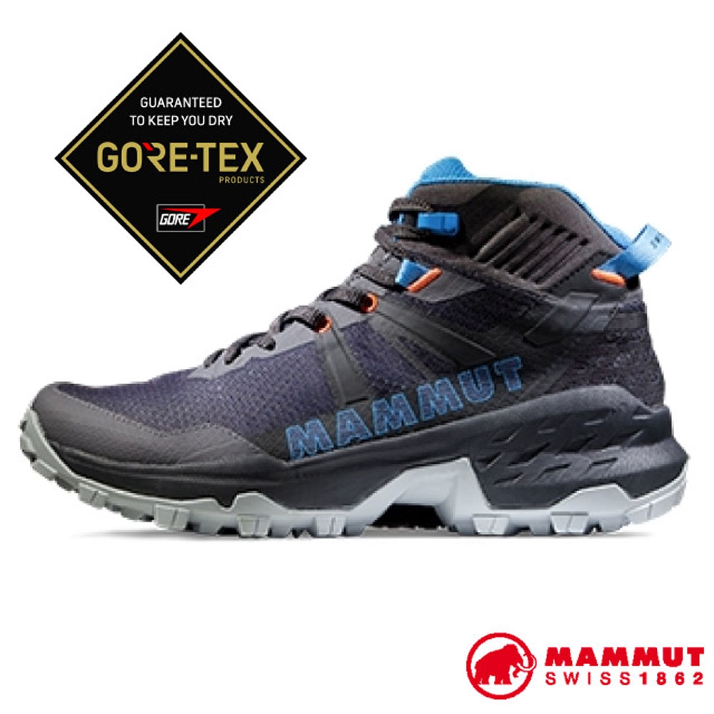 MAMMUT 長毛象 女 Sertig II Mid GTX 輕巧耐用多功能鞋.登山健行_深鈦金灰