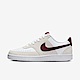 Nike W Court Vision LO [FQ7628-100] 女 休閒鞋 運動 基本款 舒適 透氣 米白 紅 product thumbnail 1