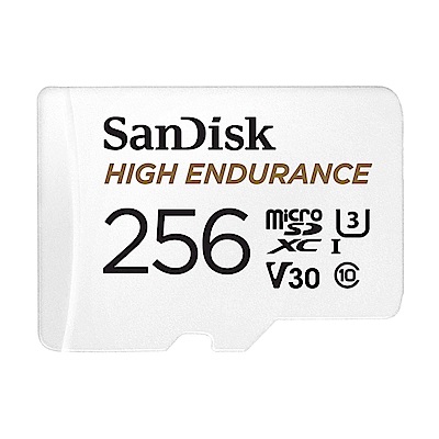 SanDisk高耐用microSDHC記憶卡 256GB 公司貨