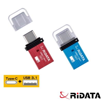 RIDATA錸德 HT1 USB3.1 Gen1+TypeC 雙介面隨身碟 32GB