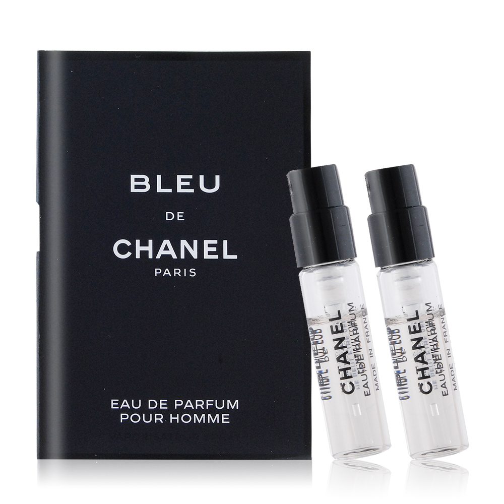 CHANEL 香奈兒 BLEU DE 藍色男性香水1.5mlX2