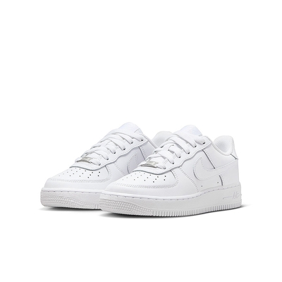 NIKE 休閒鞋 女鞋 大童 運動鞋 AF1 AIR FORCE 1 LE GS 白 FV5951-111