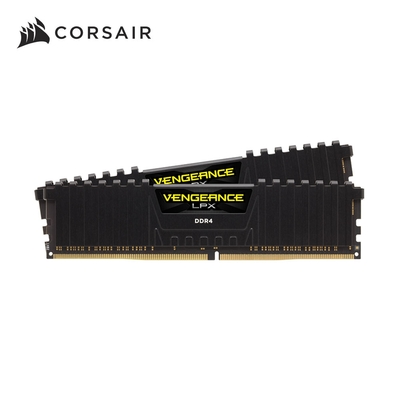 海盜船 CORSAIR Vengeance LPX  DDR4 3600MHz, 32GB(16GBx2) 雙通/黑 CL18-22-22 1.35V
