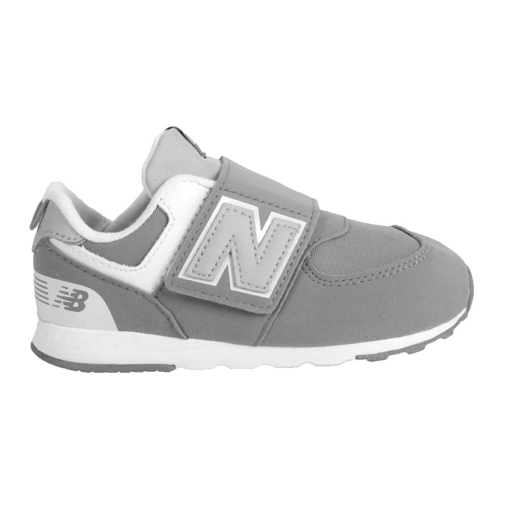 NEWBALANCE 男女小童復古慢跑鞋-WIDE-574系列 N字鞋 NB NW574MG1 灰白粉