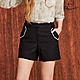 OUWEY歐薇 華麗珍珠小香風毛呢造型短褲(黑色；S-L)3223076016 product thumbnail 1