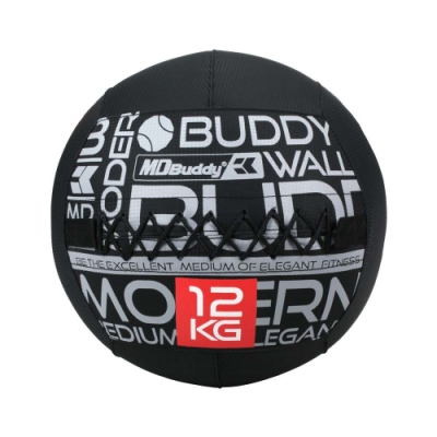 MDBuddy 新皮革重力球-12KG-重量訓練 藥球 深蹲 投擲訓練 健身 MD1293-12 依賣場
