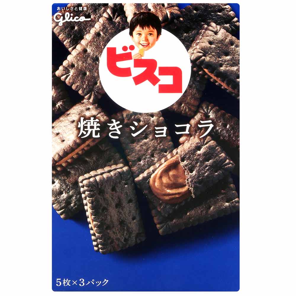 glico 夾心餅-烤巧克力風味(66g)