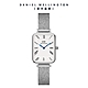 Daniel Wellington DW 手錶  QUADRO Roman numerals 20x26mm 小藍針系列麥穗式小方錶(兩色任選) product thumbnail 8