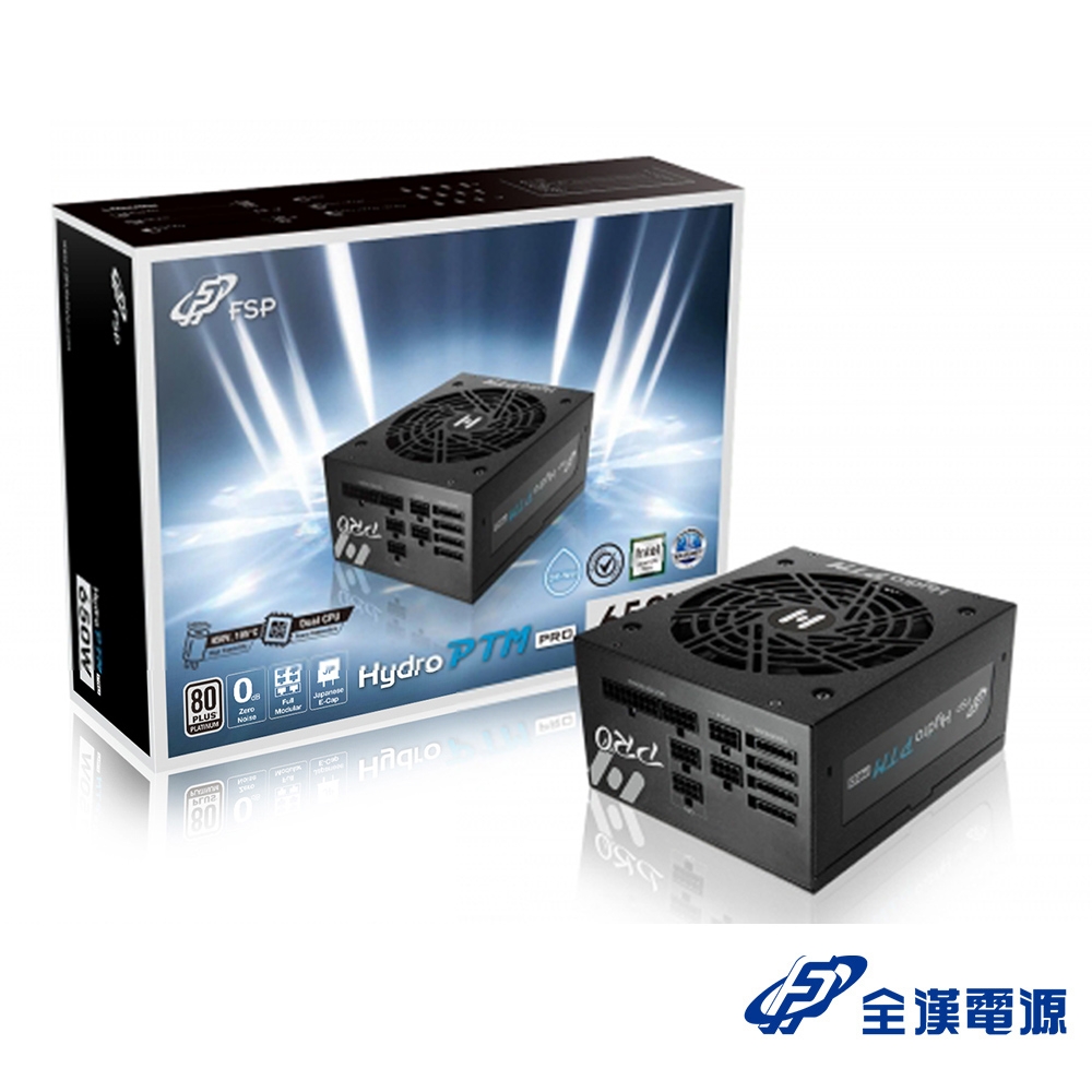 FSP 全漢 HYDRO PTM PRO 650W 80PLUS 白金牌 全模組化 電源供應器(HPT2-650M)