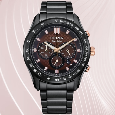 CITIZEN星辰 Chronograph系列 亞洲限定 光動能計時腕錶 母親節 禮物 43mm/CA4534-81X