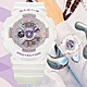 CASIO 卡西歐 BABY-G 未來風 夢幻偏光色彩 Y型構造雙顯錶-珠光白 BA-110FH-7A product thumbnail 1