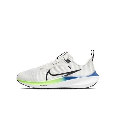 NIKE AIR ZOOM PEGASUS 40 (GS) 男女大童休閒鞋-白藍綠-DX2498006