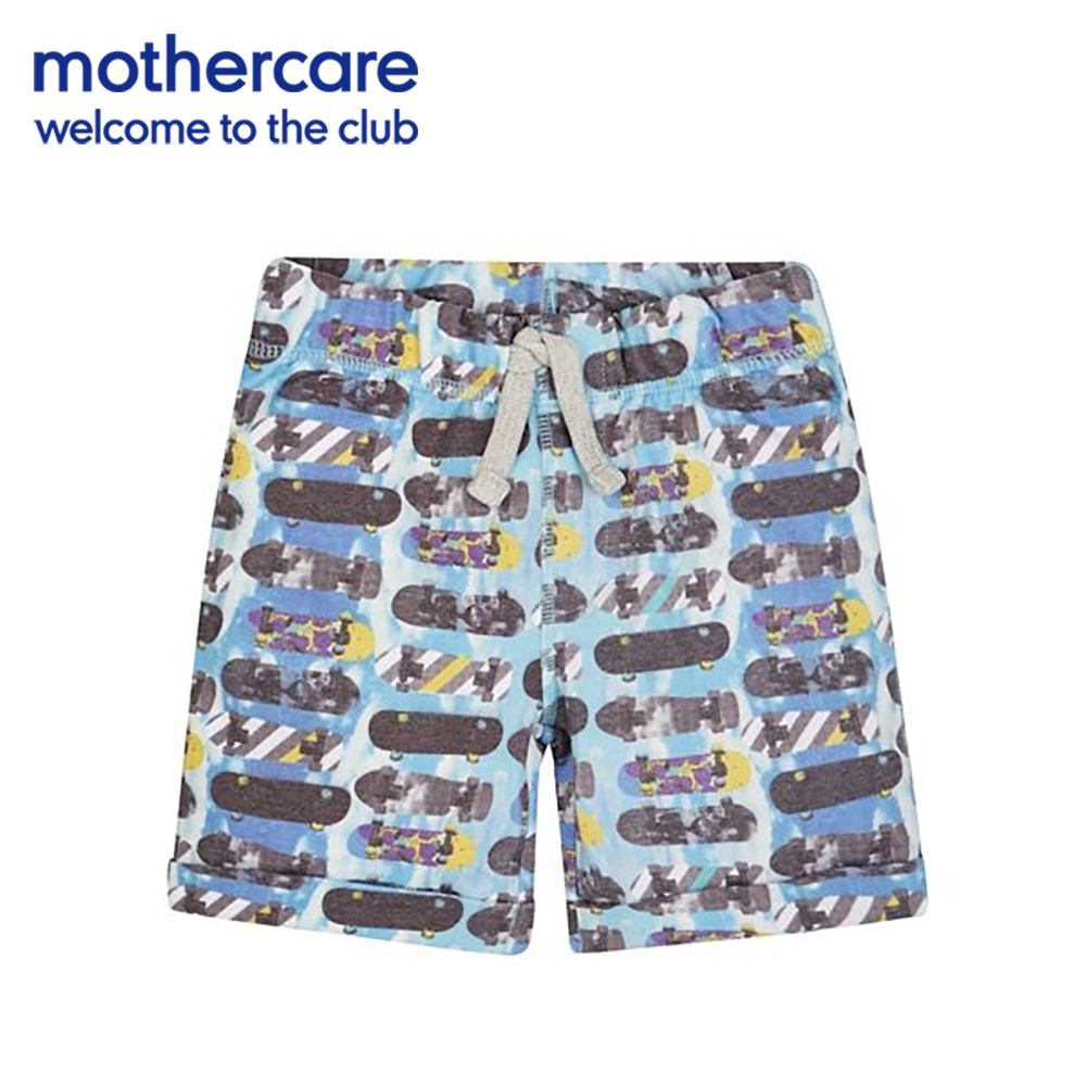mothercare 專櫃童裝 滑板印花棉短褲 (3-8歲)