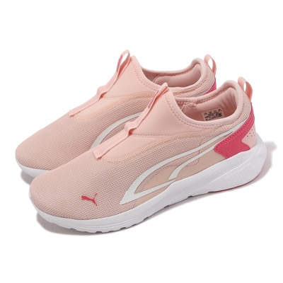 Puma 休閒鞋 All-Day Active SlipOn 男鞋 女鞋 粉 白 套入式 舒適 38647808