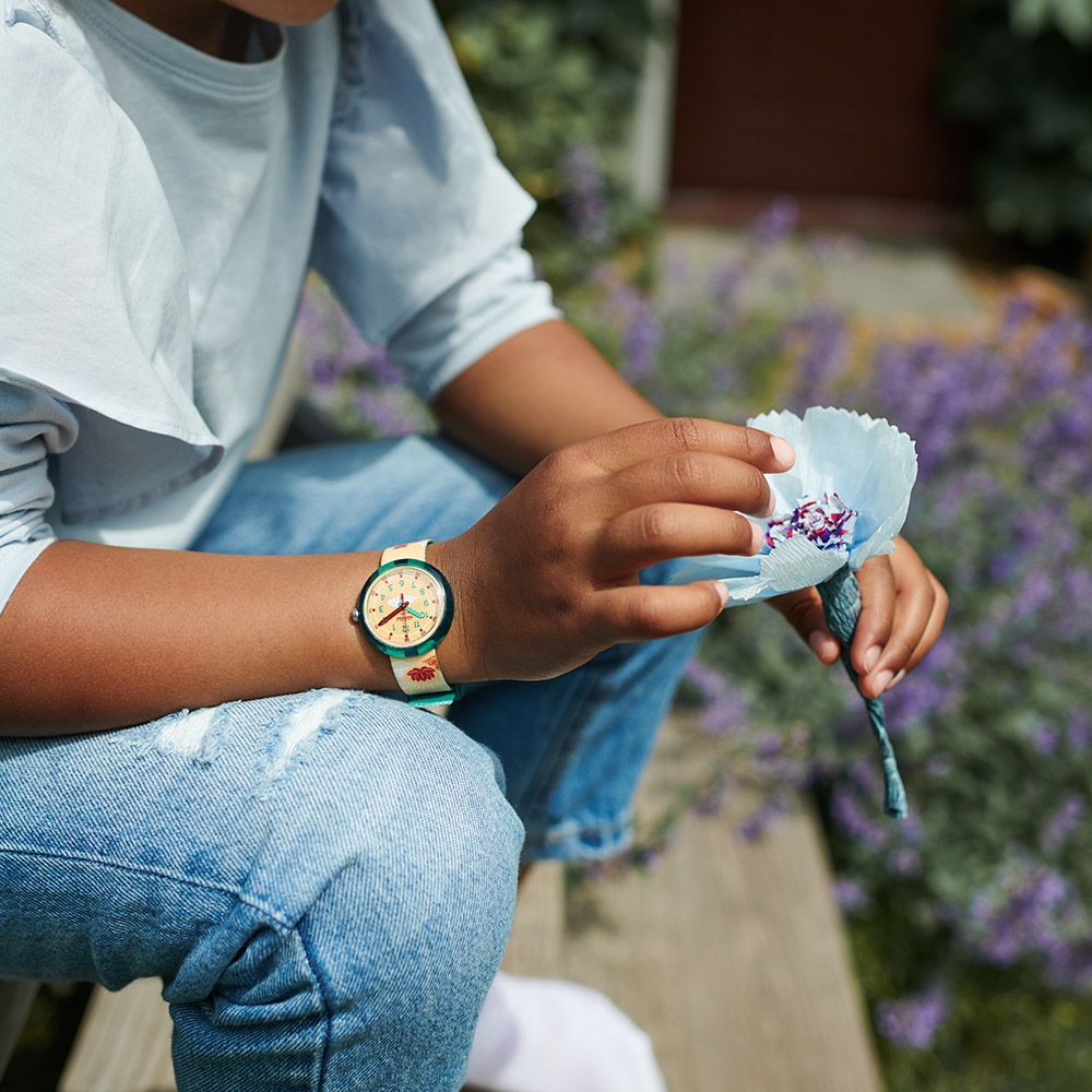 FLIKFLAK 兒童手錶 MONKEY'S AWAKENING 美猴王(31.85mm) 兒童錶 編織錶帶