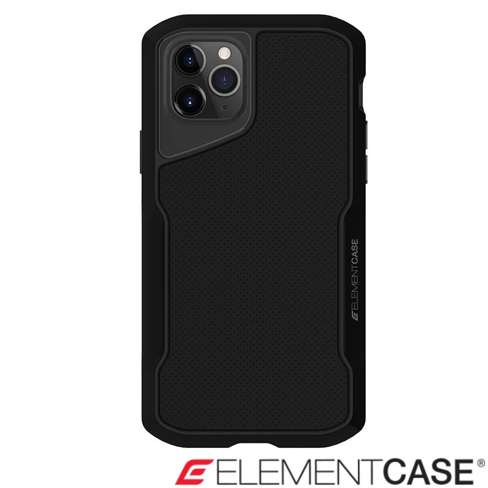 美國Element Case iPhone 11 Pro Shadow流線手感軍規殼-醇黑