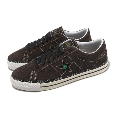 Converse 帆布鞋 One Star Pro 男鞋 女鞋 棕 黑 Patta 4 Leaf clover 幸運草 A03174C