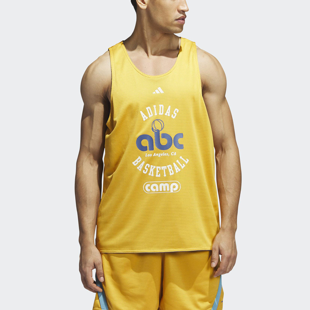 Adidas SLCT SC Jersey IL2320 男 雙面 背心 球衣 亞洲版 運動 籃球 吸濕排汗 黃 藍